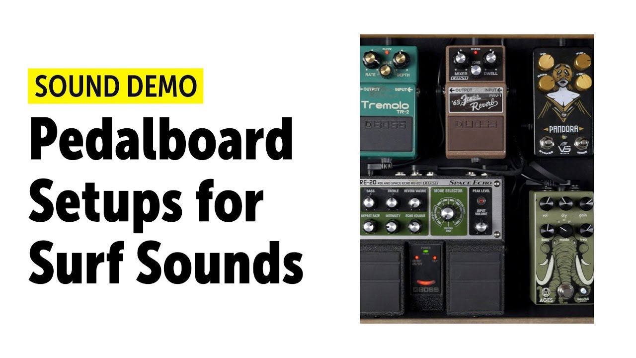 Pedalboard Setups for Surf Guitar Sounds - Sound Demo (no talking)