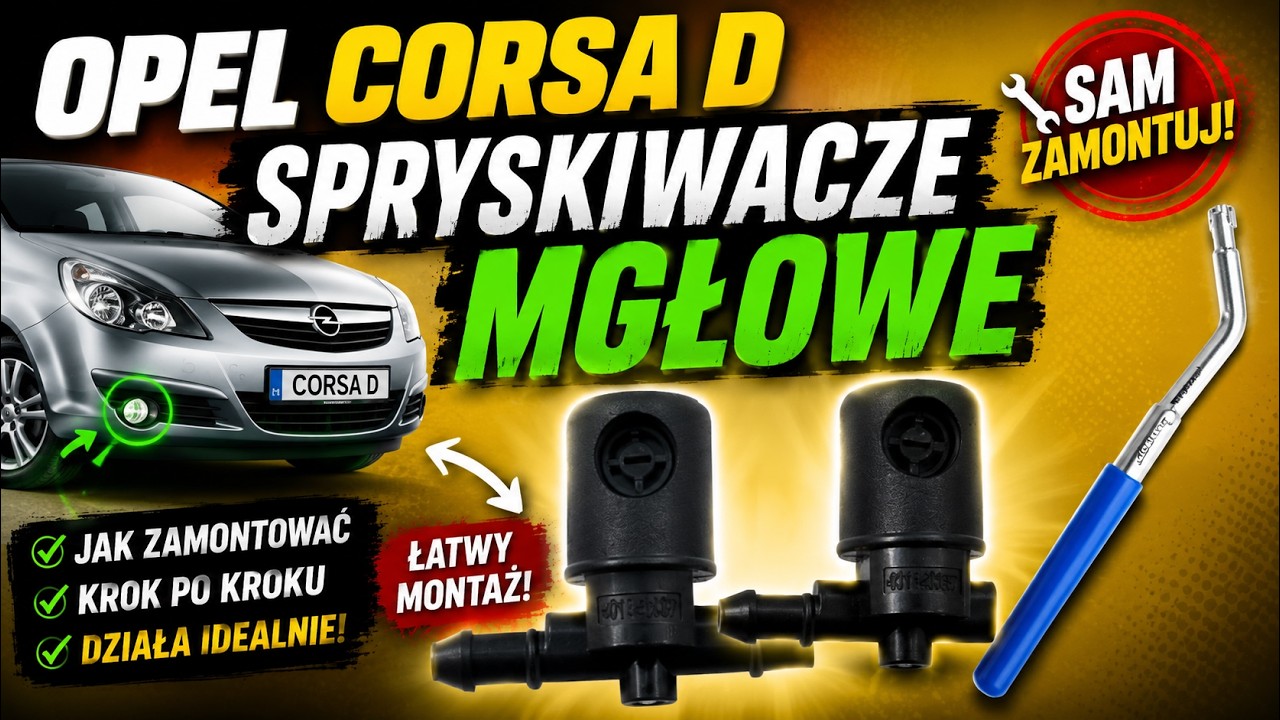 Spryskiwacze mgłowe Opel Corsa D