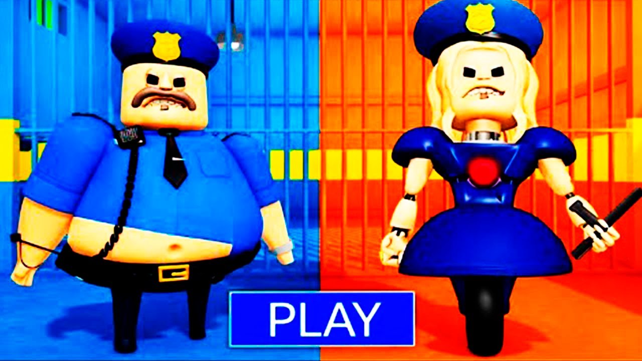 BARRY 2 POLICE GIRL PLAYER ESCAPE PRISON V2! roblox! Gameplay Walkthrough No Death 4K