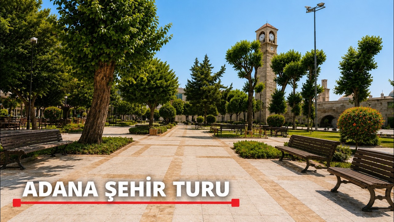 Adana Şehir Turu | T&uuml;m Y&uuml;r&uuml;y&uuml;ş Videoları Tek Videoda | Complete Adana Walking Tour (3 Hours)