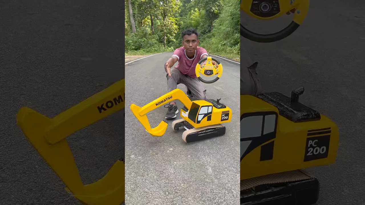 Мой новый экскаватор Kamatsu | Экскаватор Kamats Rc | Большой Rc JCB | #jcb