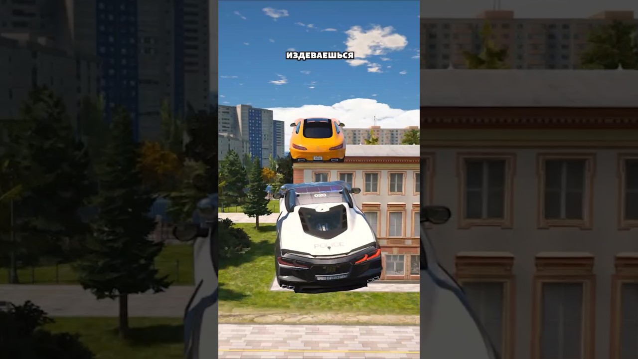 Неожиданная погоня за Mercedes GT63 #gta #погоня #rmrp