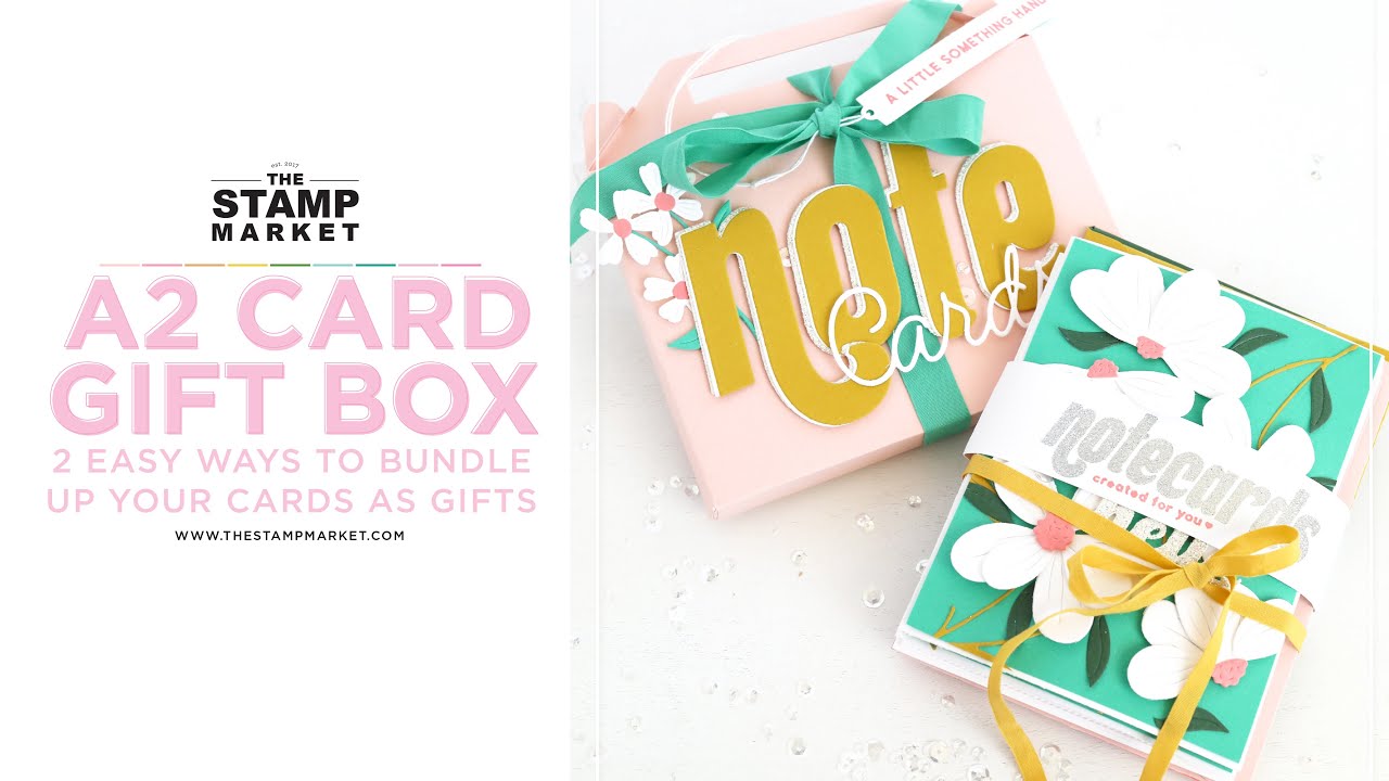 A2 GIFT CARD BOX #TUTORIAL #CARDMAKING #stamping