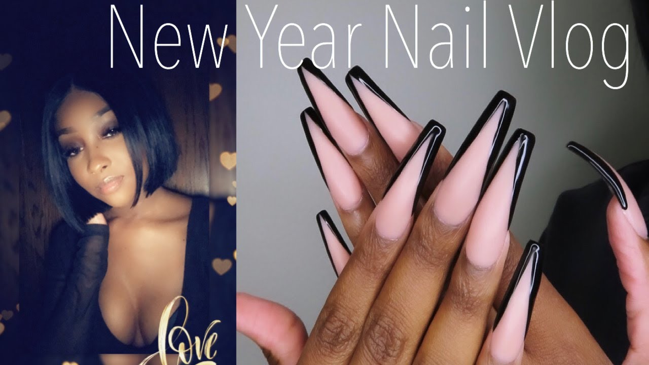 Long Nail Vlog: New Year Edition! + Pedicure|BEAUTYBYMYOSHI