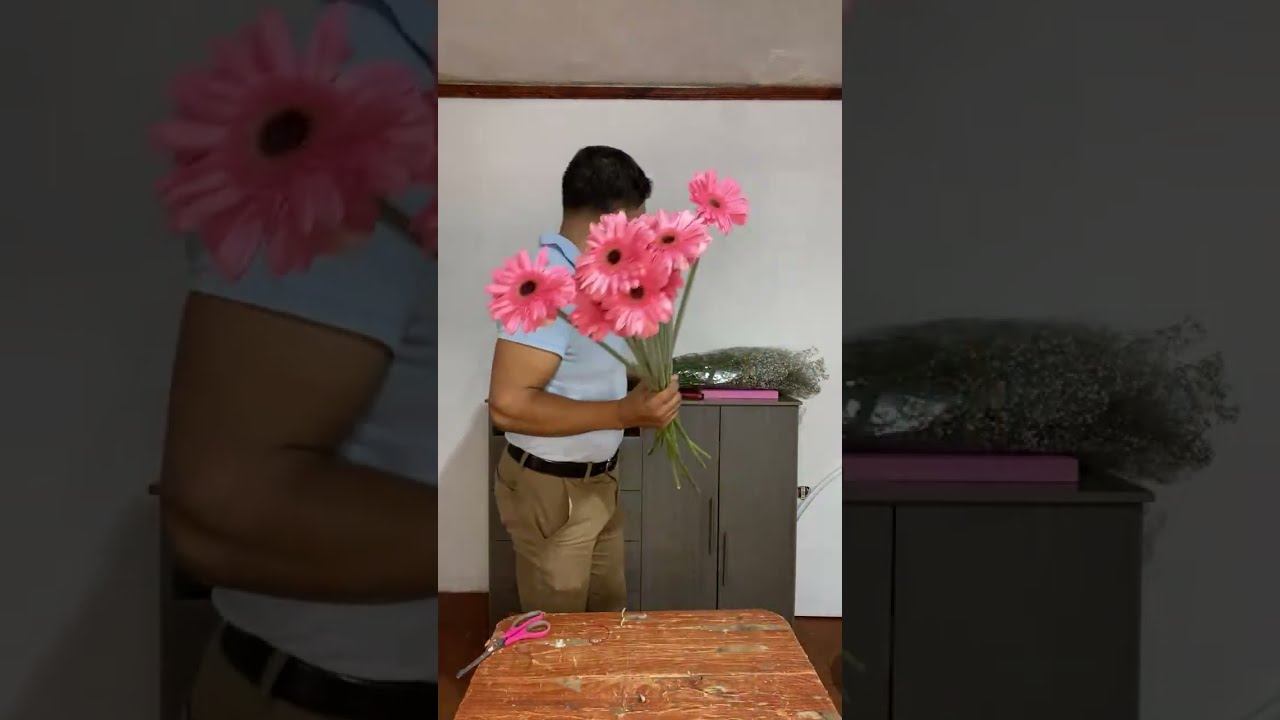 #Bouquet de #Gerberas #DECORALIA #tutoriales #tutorial #asmr #emprendimiento #rosas #bouquet