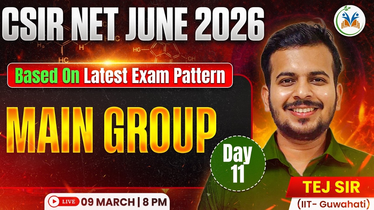 CSIR NET June 2026 Preparation | CSIR NET Chemical Science Main Group | CSIR NET CHEMISTRY