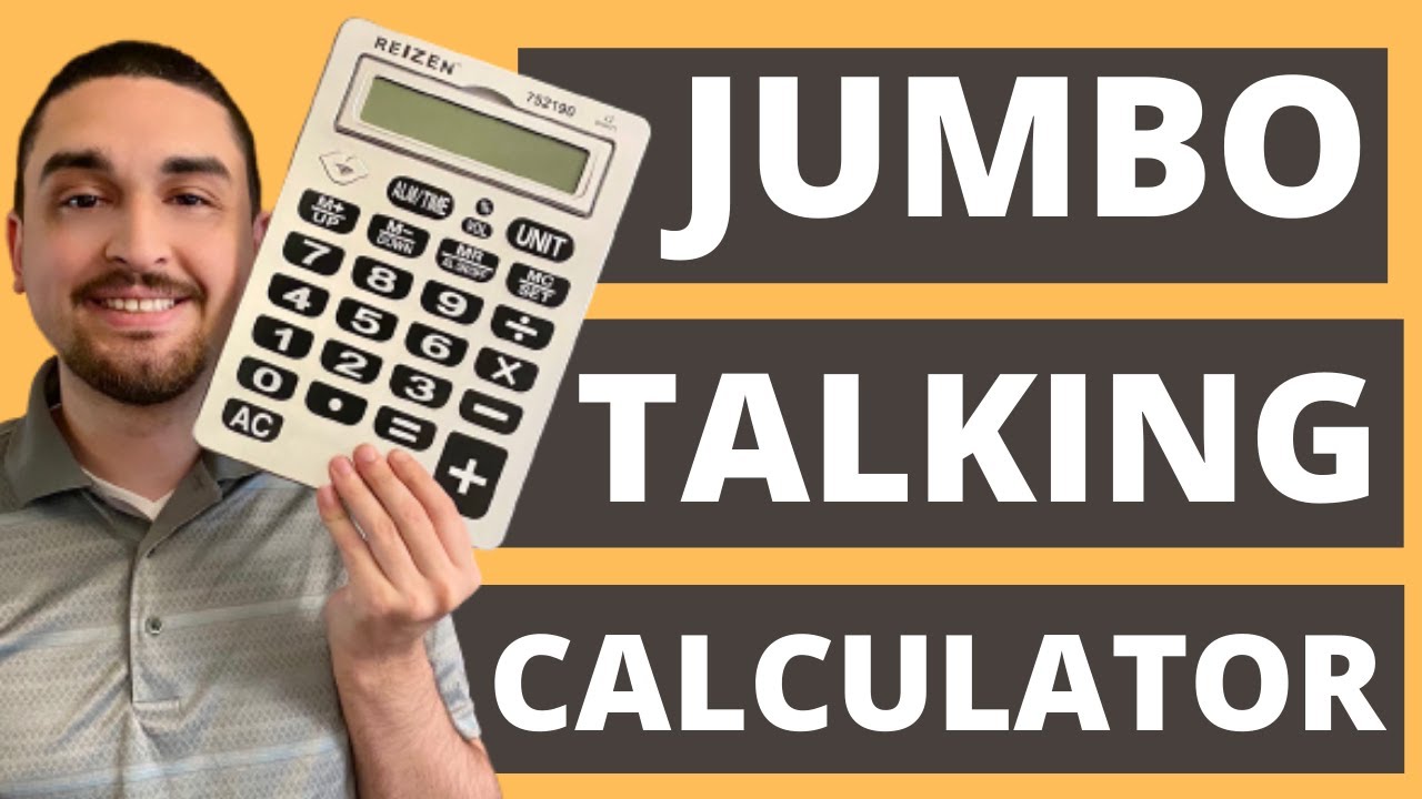 Reizen Large Jumbo Talking Calculator Review