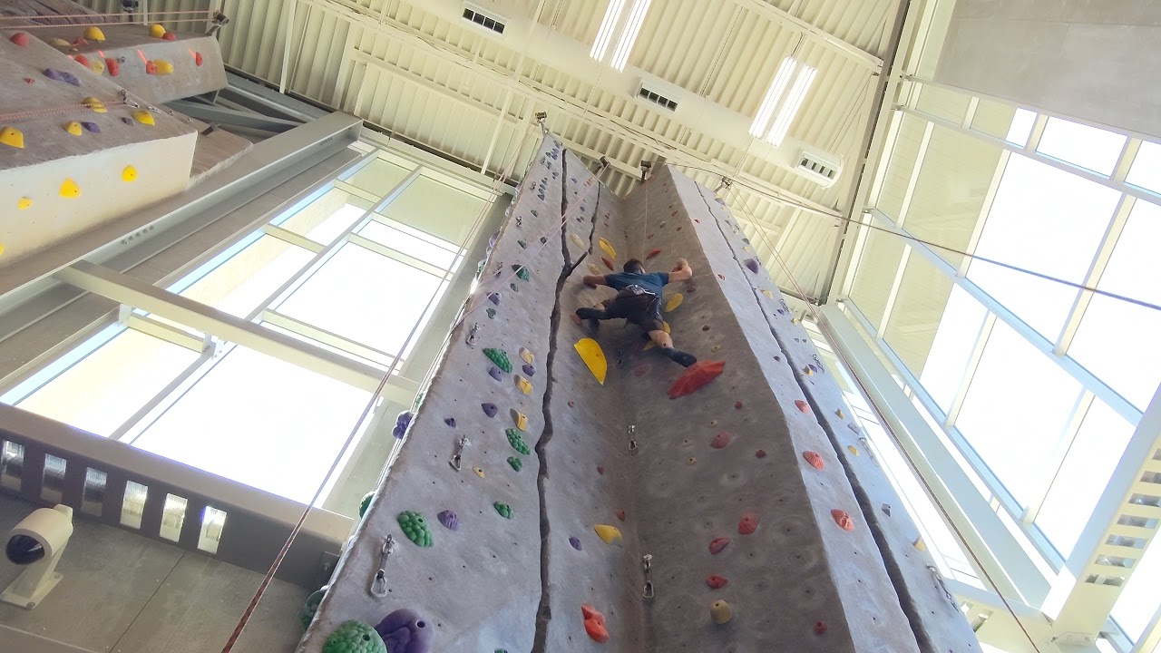Rock Climbing UNL Outdoor Adventure Center. 5.10B