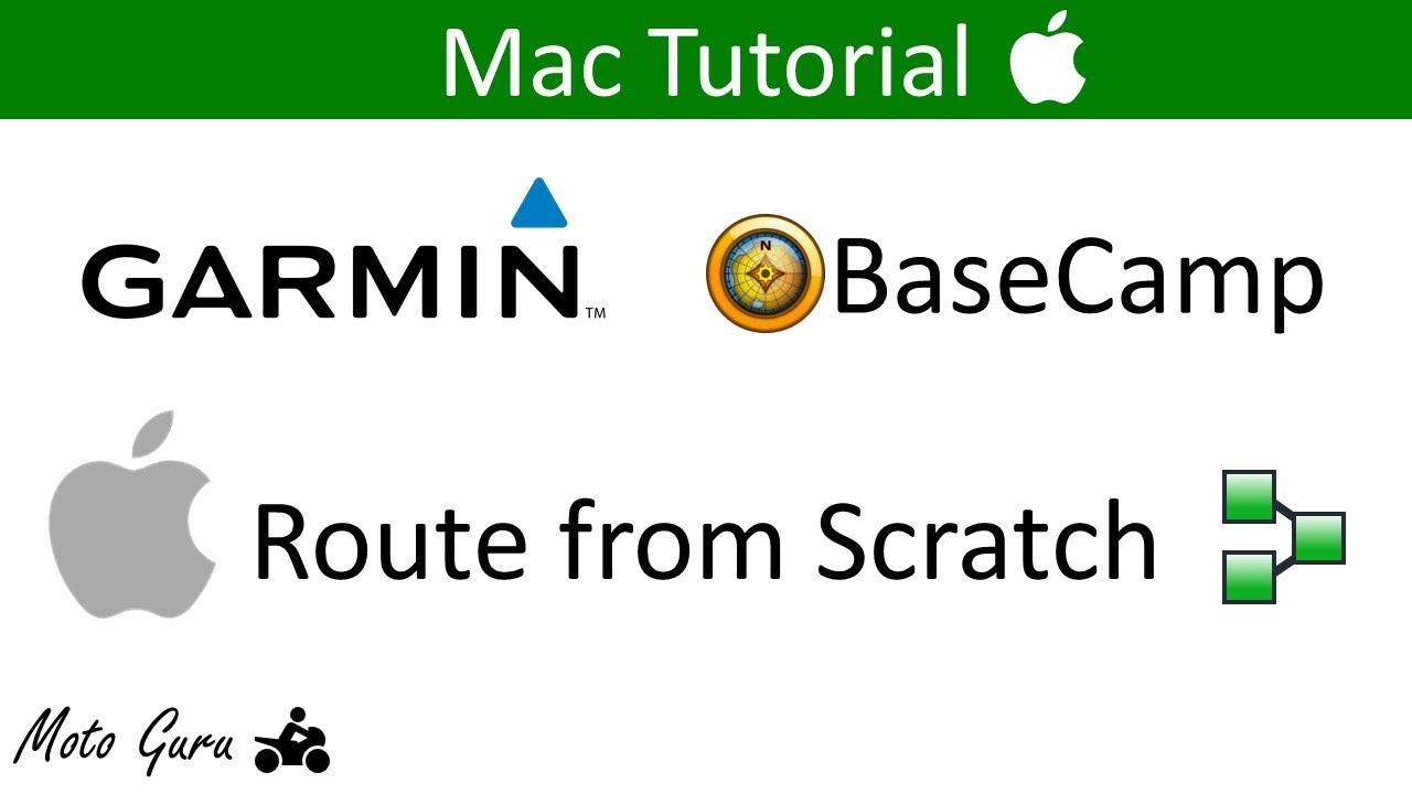 Garmin BaseCamp How to Create a Route from Scratch for Mac