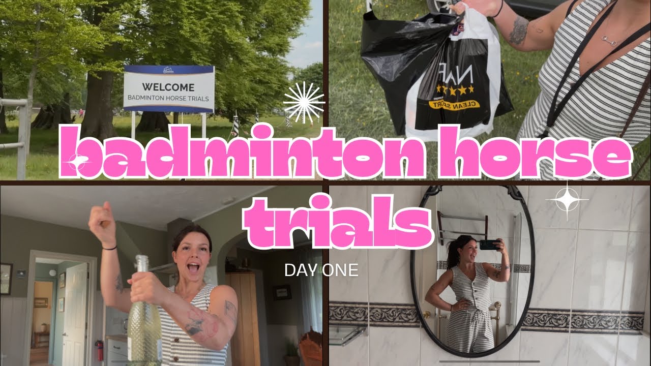 Badminton Horse Trials Day 1 Vlog | Travel, Grassroots & Shopping + House Tour!