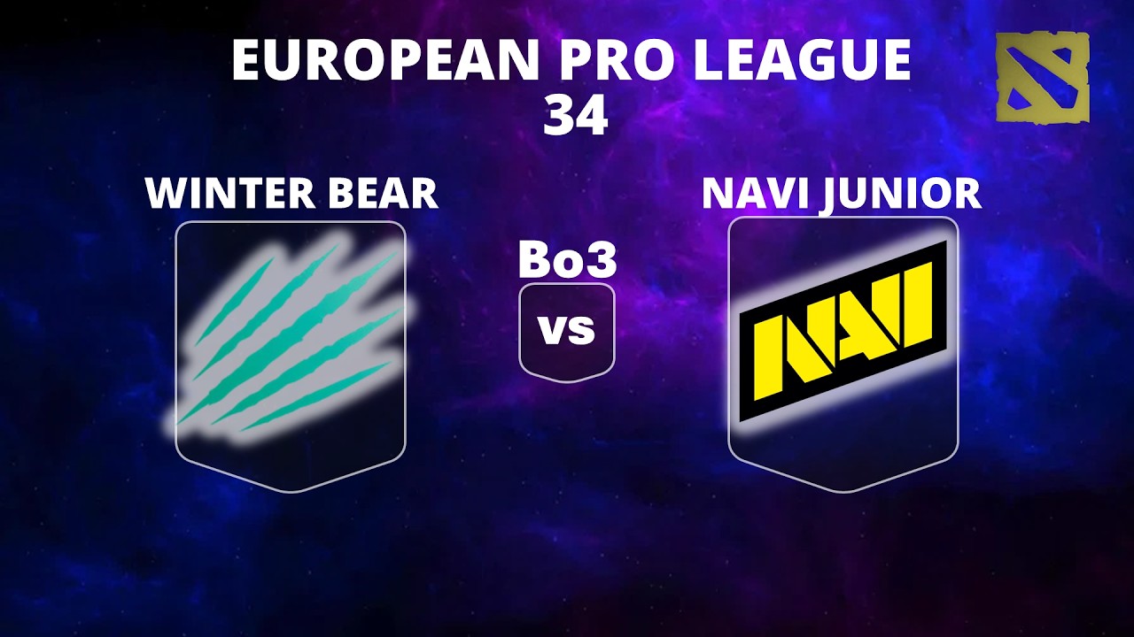 🔴 [LIVE] STRONG BOYS vs WINTER BEAR | Bo3 | European Pro L. 34 #dota2live