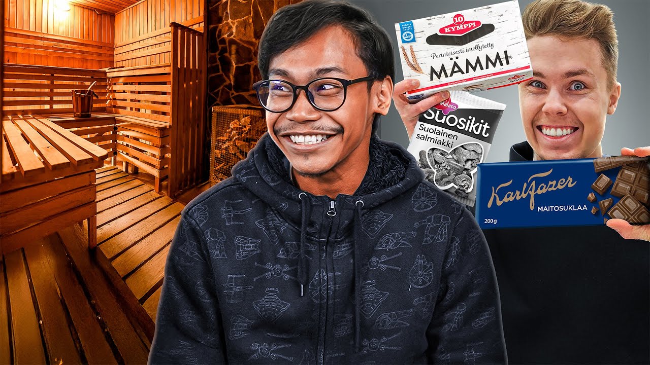 Malesialainen testaa saunaa & suomalaisia ruokia