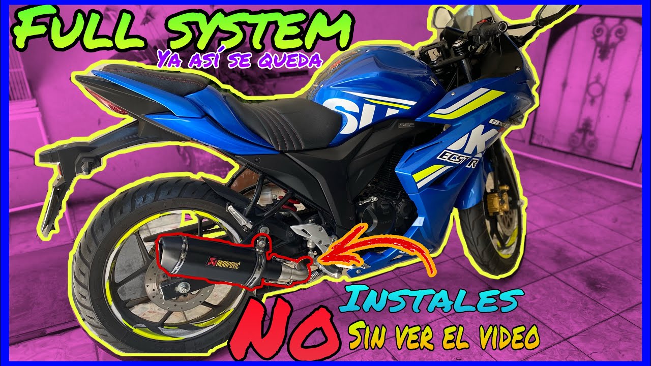Suzuki gixxer sf 150 modificada (full system definitivo) // Omar Guillen