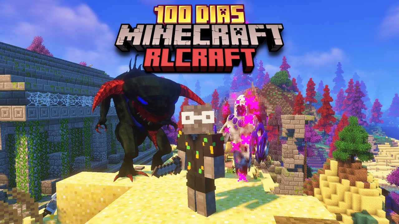 Sobreviví 100 días en RLCraft Dregora | El modpack MÁS COMPLEJO