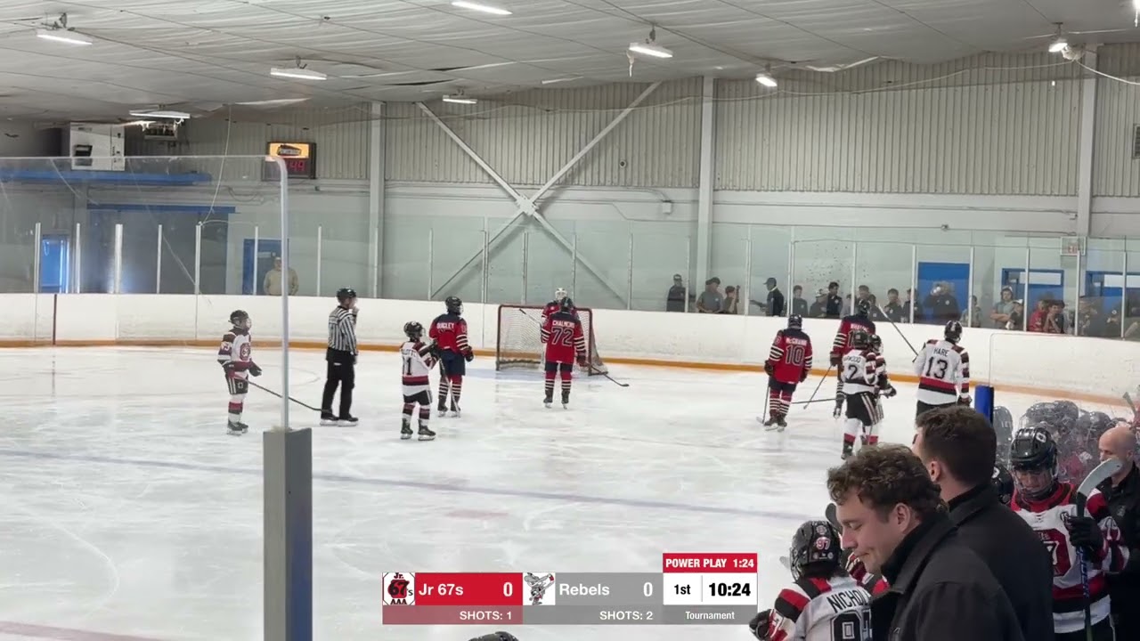 U14 AAA Jr 67s - Toronto Red wings tournament - Game 2 vs Mississauga Rebels