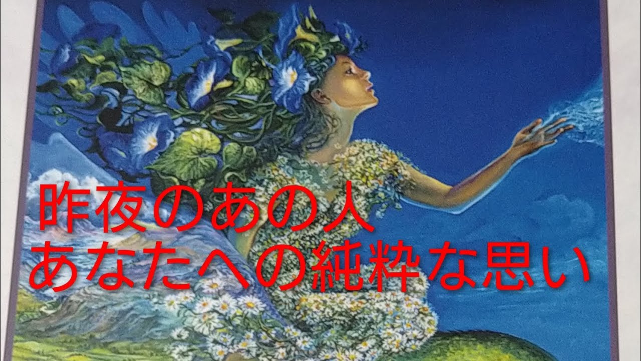 昨夜のあの人の様子とあなたへの純粋な思い