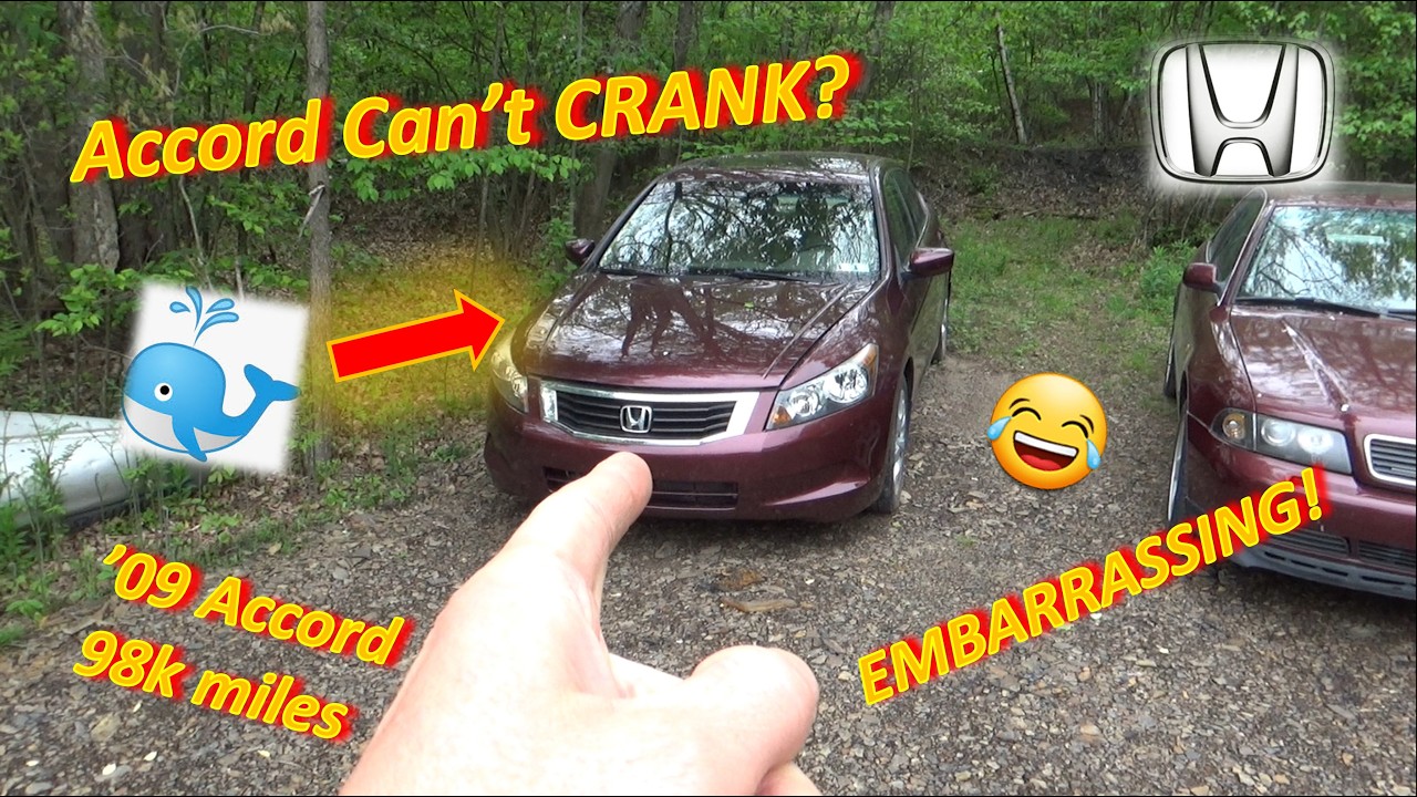 Accord не заводится?! (Honda '09 встала намертво при пробеге 98 тысяч миль!)