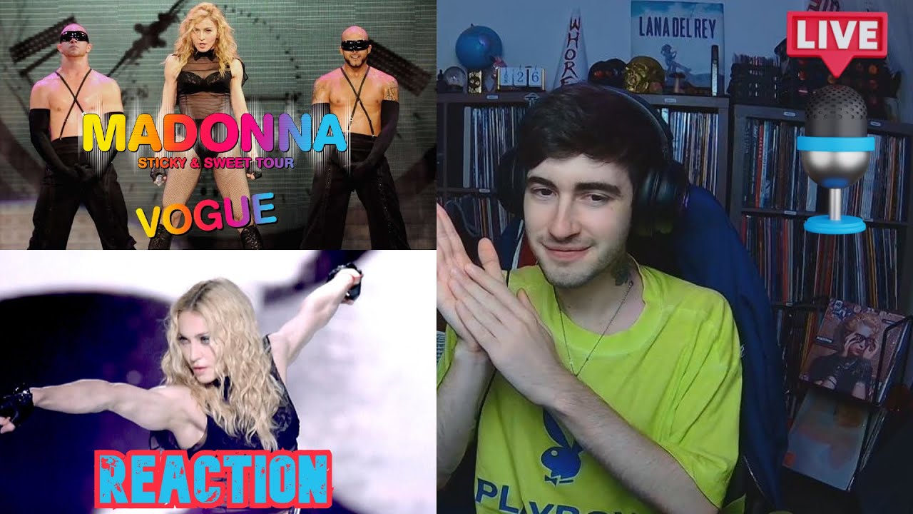 Madonna - Vogue (LIVE from the Sticky & Sweet Tour) REACTION! | Madonna Monday