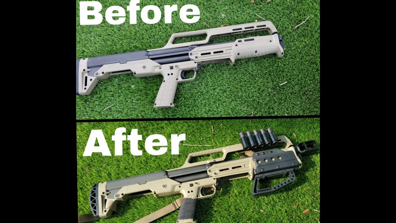 Kel-Tec KS7: Before and After Mods Comparison