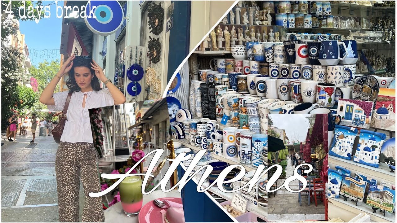 Athens  TRIP☀️| سافرت اليونان 💕plaza 🌴, food🥘, shopping