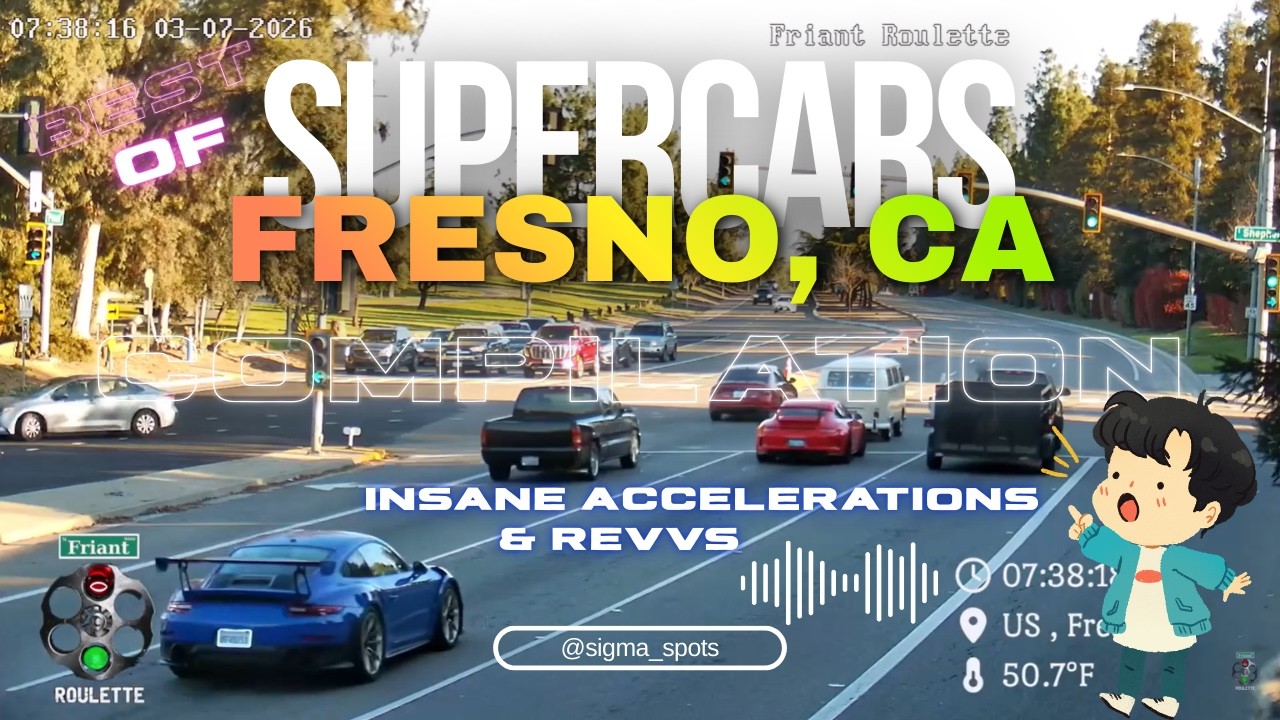 BEST OF SUPERCAR REVVS AND SPOTTING IN FRESNO, CALIFORNIA! FRIANT ROULETTE WEB-CAM🔴| SOUND ON🔊 #cars
