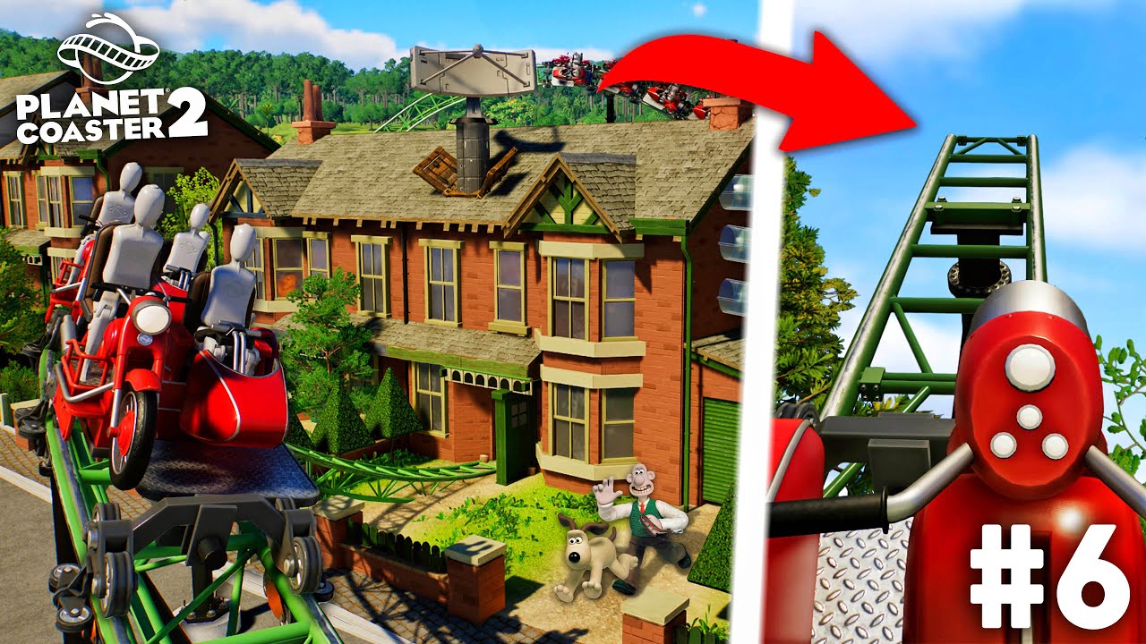 Planet Coaster 2 NEW LAUNCH Roller Coaster in my Theme Park!!