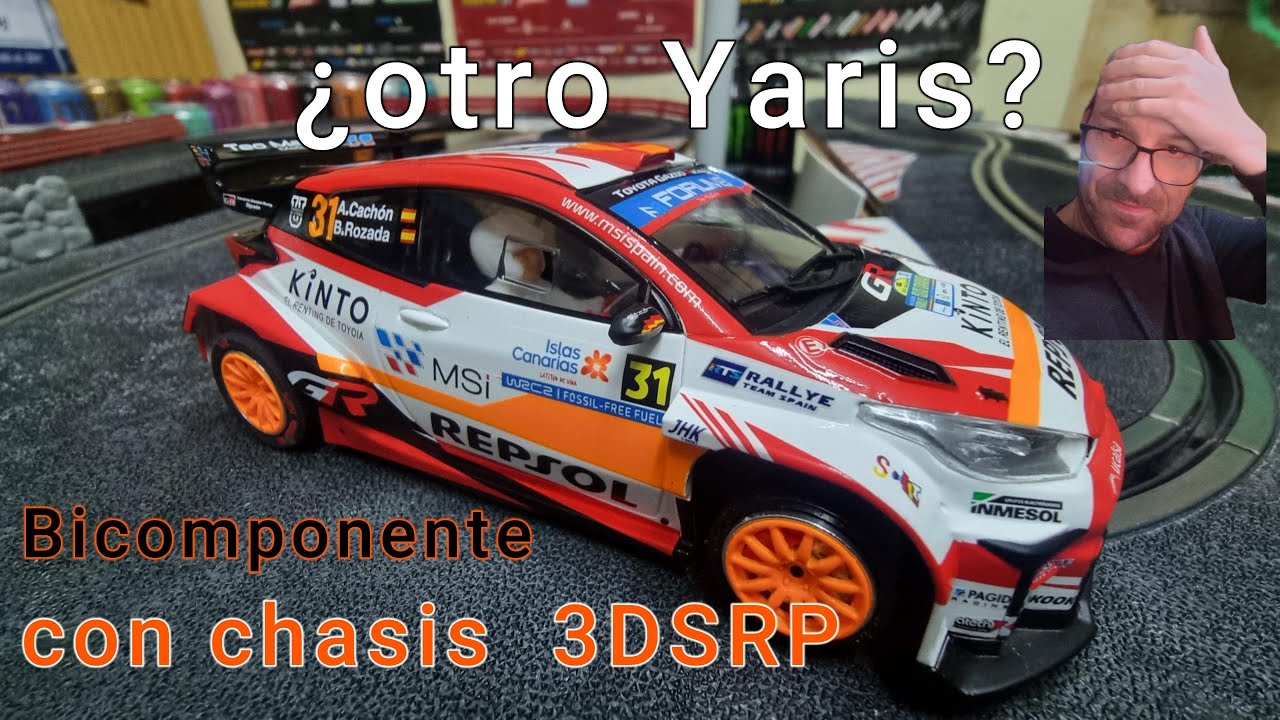 Toyota Yaris con chasis 3DSRP bicomponente