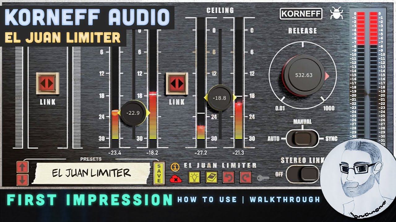 Great Limiter Plugin | Korneff Audio - El Juan Limiter - Walkthrough - How To Use - First Impression
