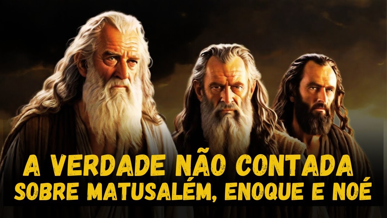 A VERDADE não contada sobre MATUSALÉM, ENOQUE E NOÉ.