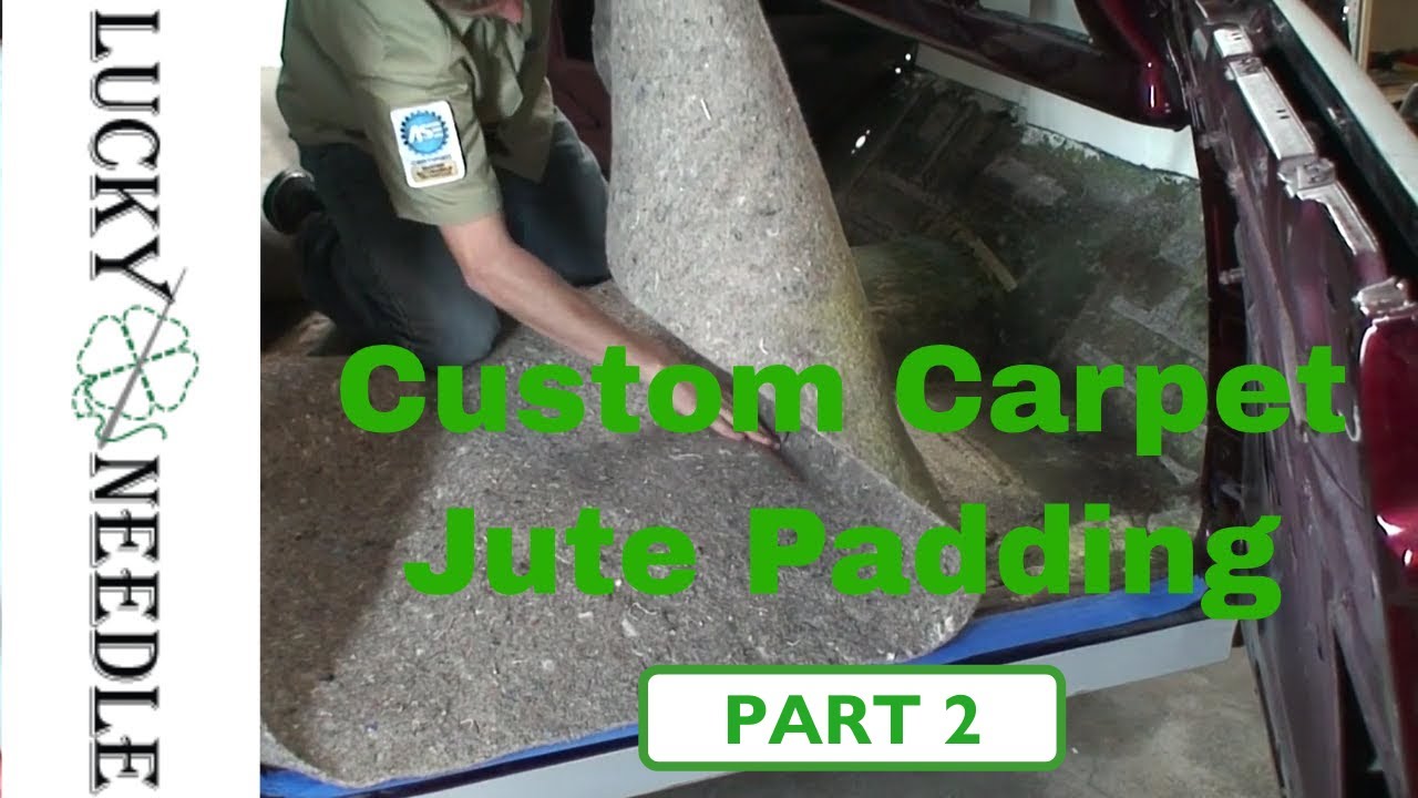Upholstery Basics - Installing Jute Carpet Padding  Step 2