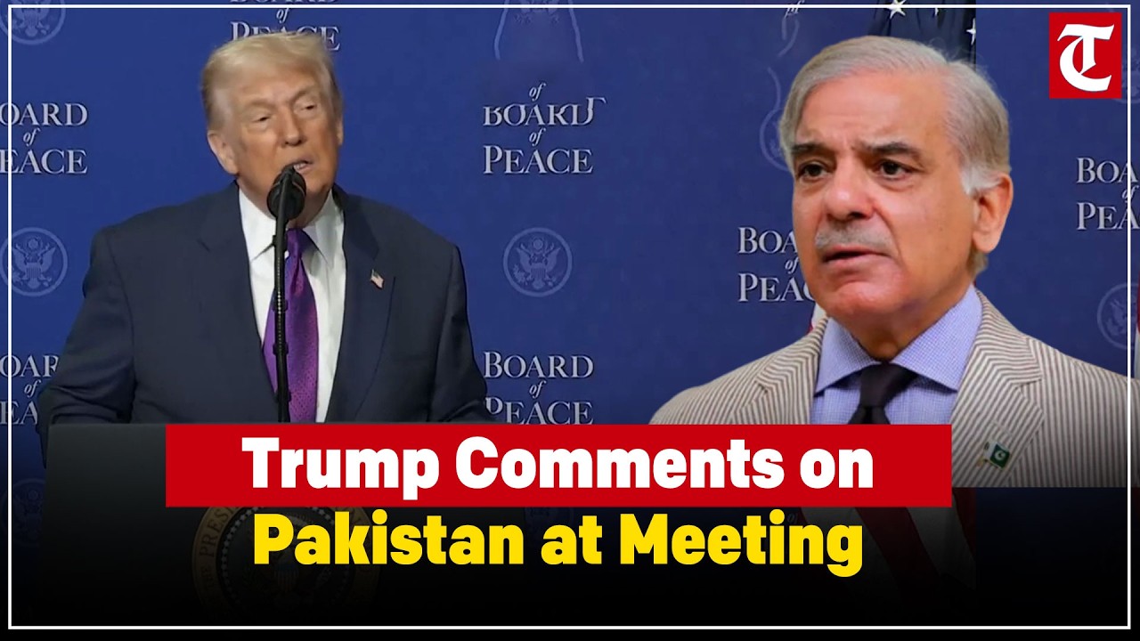 Trump on Pakistan: “I got upset but…” Comments During Board of Peace Meeting with Shehbaz Sharif
