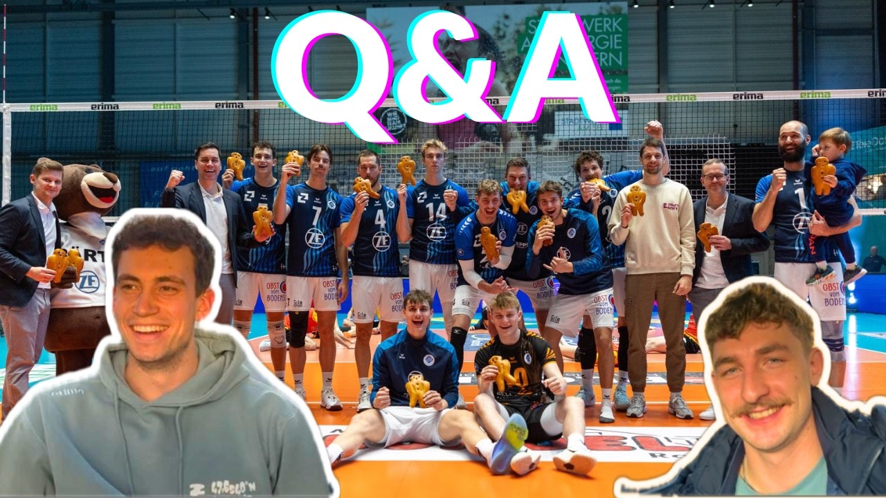 Rapid Fire Questions with a Pro Volleyball Team
