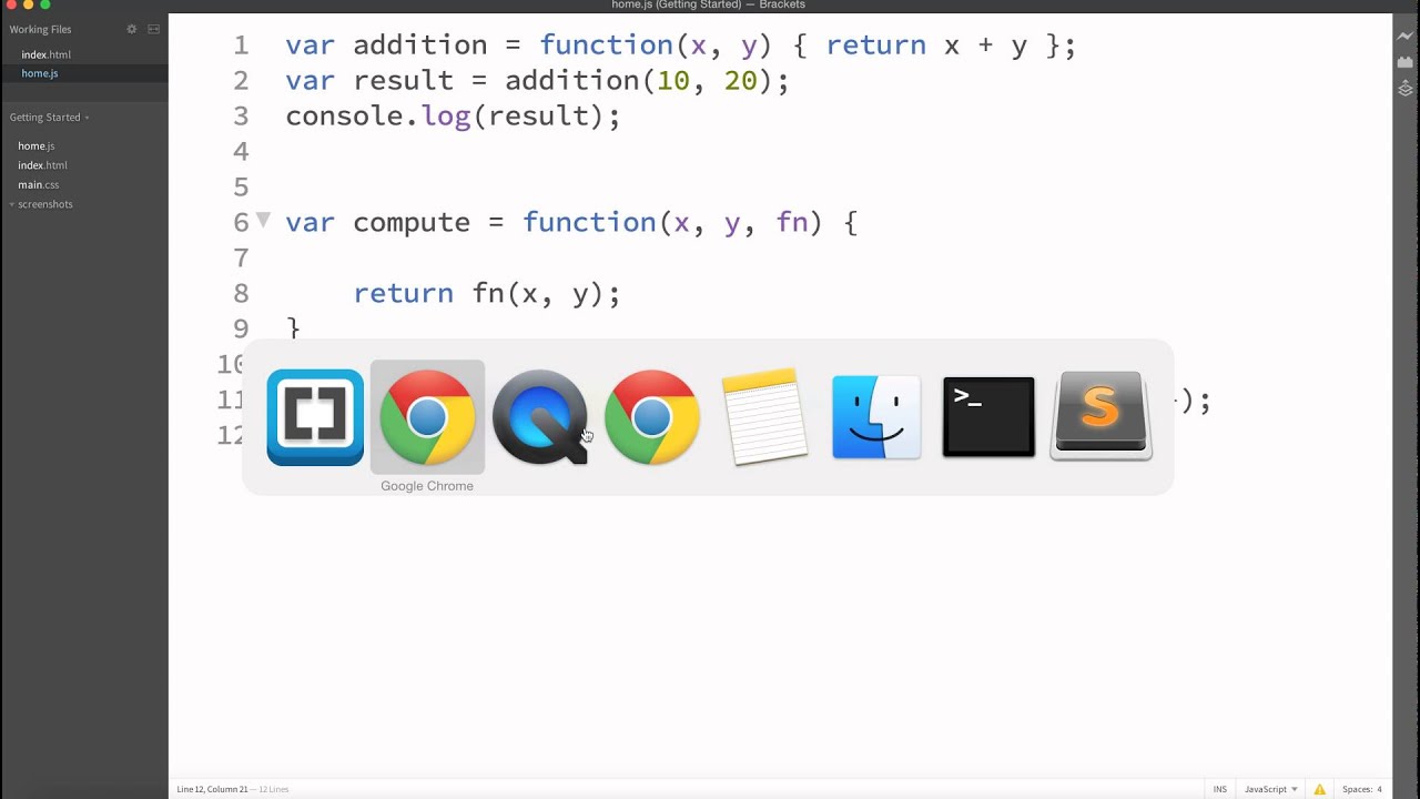 Javascript   4   Functions in JS   self innovation   functional programming   function as object