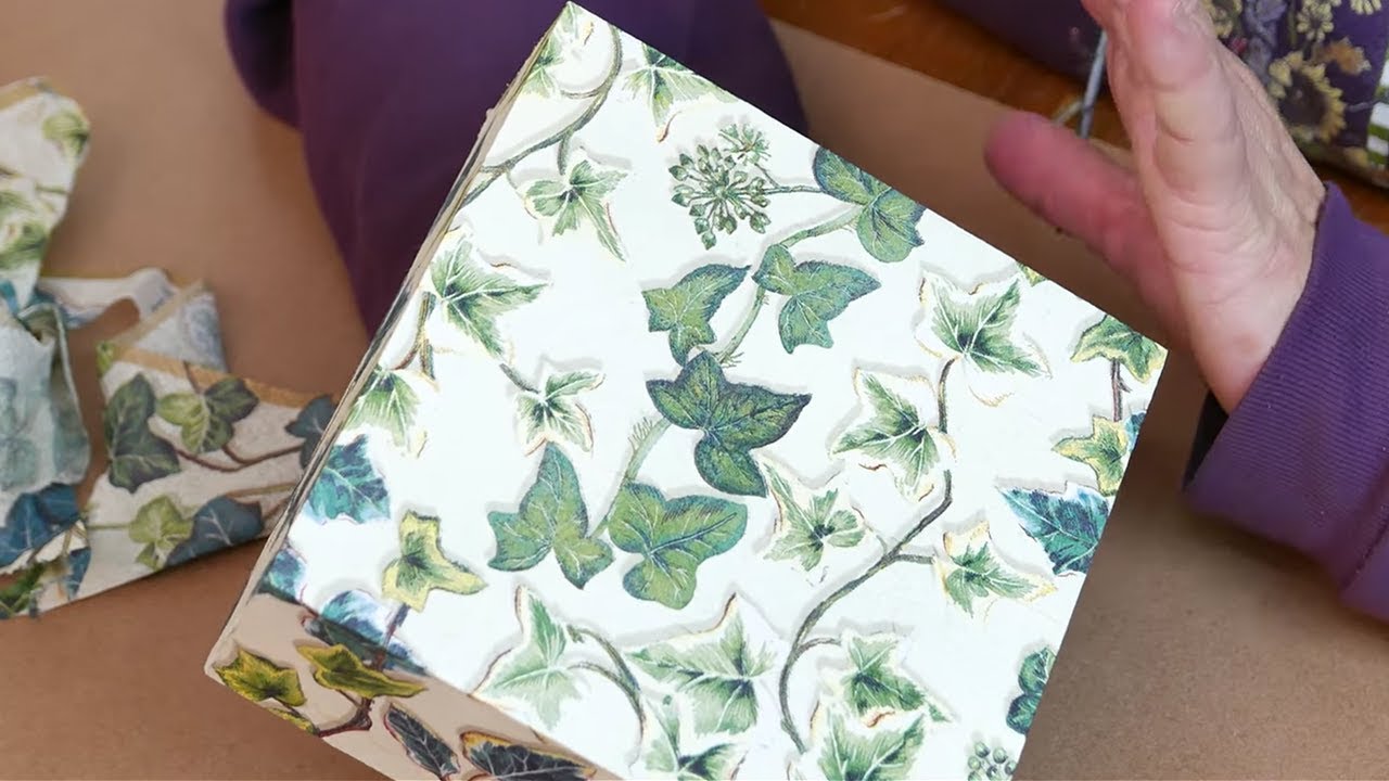 decoupage com Guardanapo em MDF
