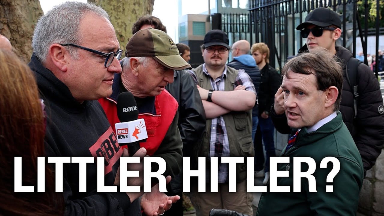 Pint-sized Nazi tries (and fails) to shame Ezra Levant