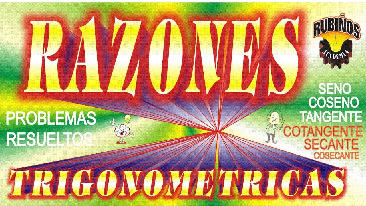 RAZONES TRIGONOMÉTRICAS DE UN ÁNGULO AGUDO problemas resueltos