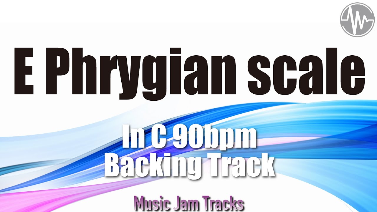 【 E Phrygian 】Scale Training Backing Track C Major 90bpm Jam Track