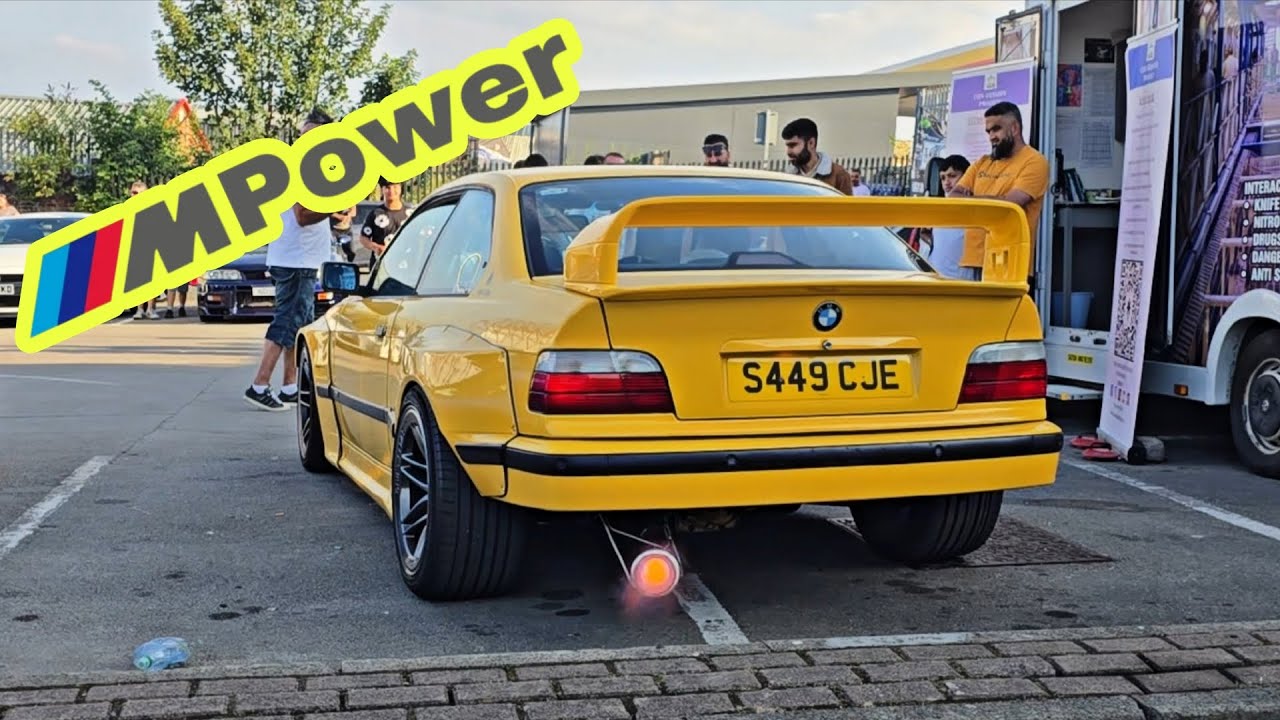 MODIFIED BMW M3 E36 CLASSIC HEAVILY CUSTOMISED EXHAUST SOUND 