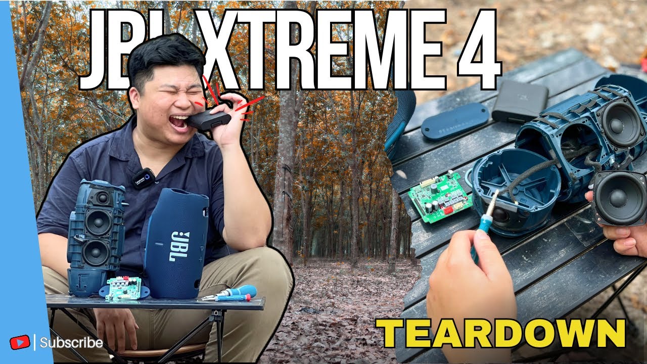 Teardown JBL Xtreme 4 - Thay đổi quá nhiều, cục pin quá chất lượng 10000mah ?