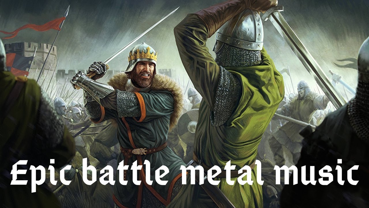 Epic battle metal music, strong epic metal melody, powerful epic music, epic