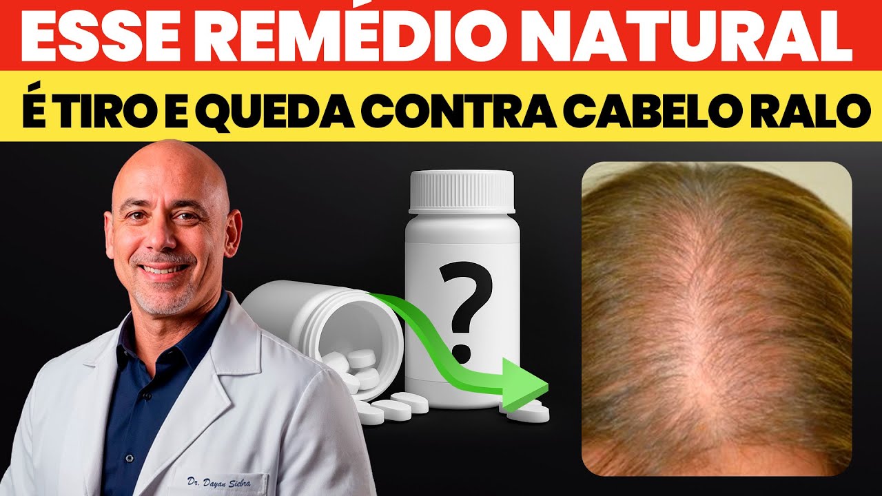 O MELHOR REM&Eacute;DIO 💊 NATURAL PRA CABELO RALO E QUEBRADI&Ccedil;O 
