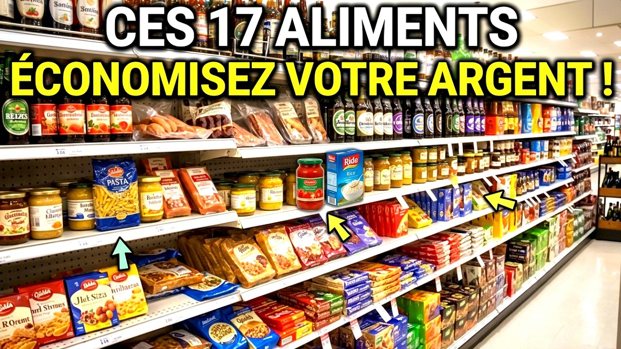 Achetez Seulement Ces 17 Aliments Chaque Mois ! (ARRÊTEZ de Gaspiller Votre Argent Pour le Reste)