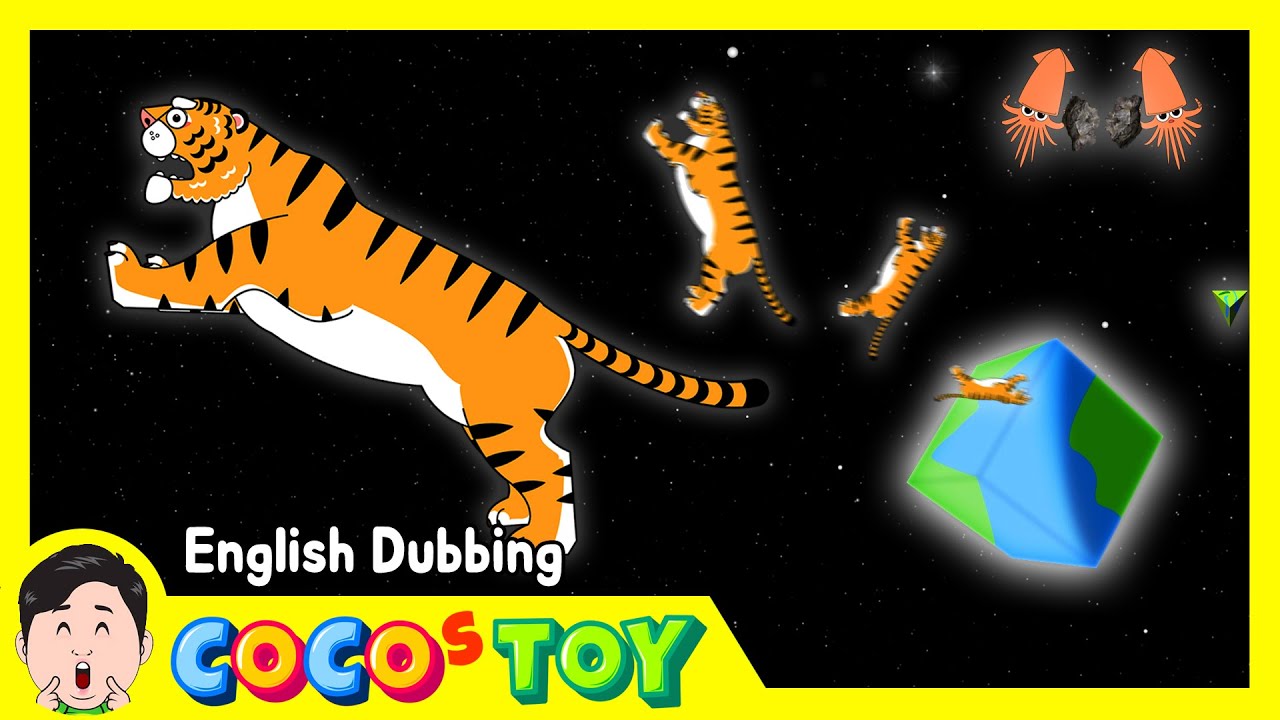 En DubbingㅣThe Tiger's Weird Journey to Spaceㅣanimals cartoonㅣCoCosToy