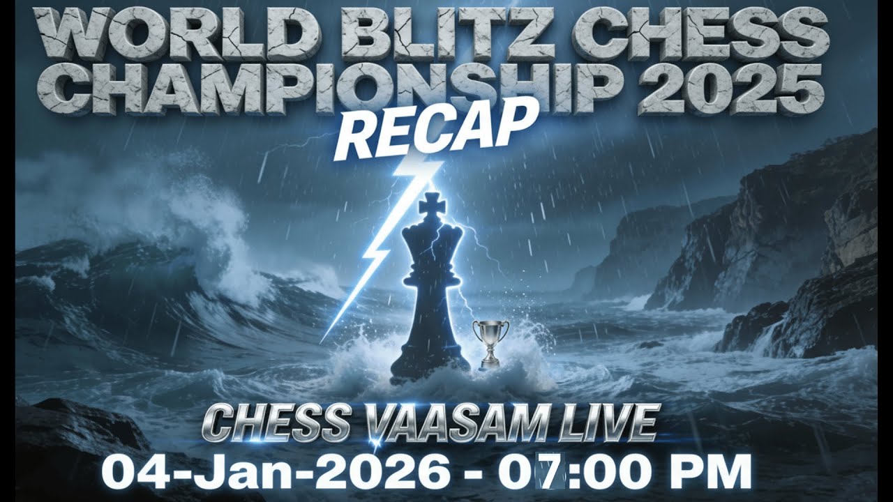 Recap of World Blitz Championship 2025 |Live | Chess Vaasam