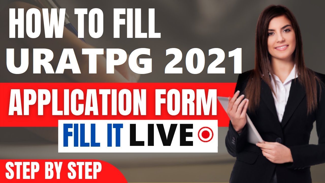 URATPG 2021 Application Form (Released) - How To Fill URATPG 2021 Application Form