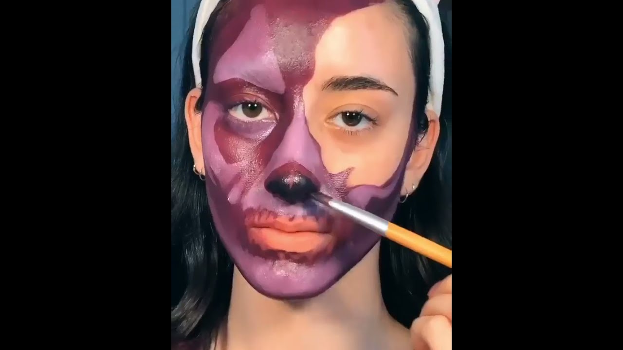mask tutorial tips And tricks 🧖&zwj;♀️💄🦧🎀😂💗💞😱✨🎭