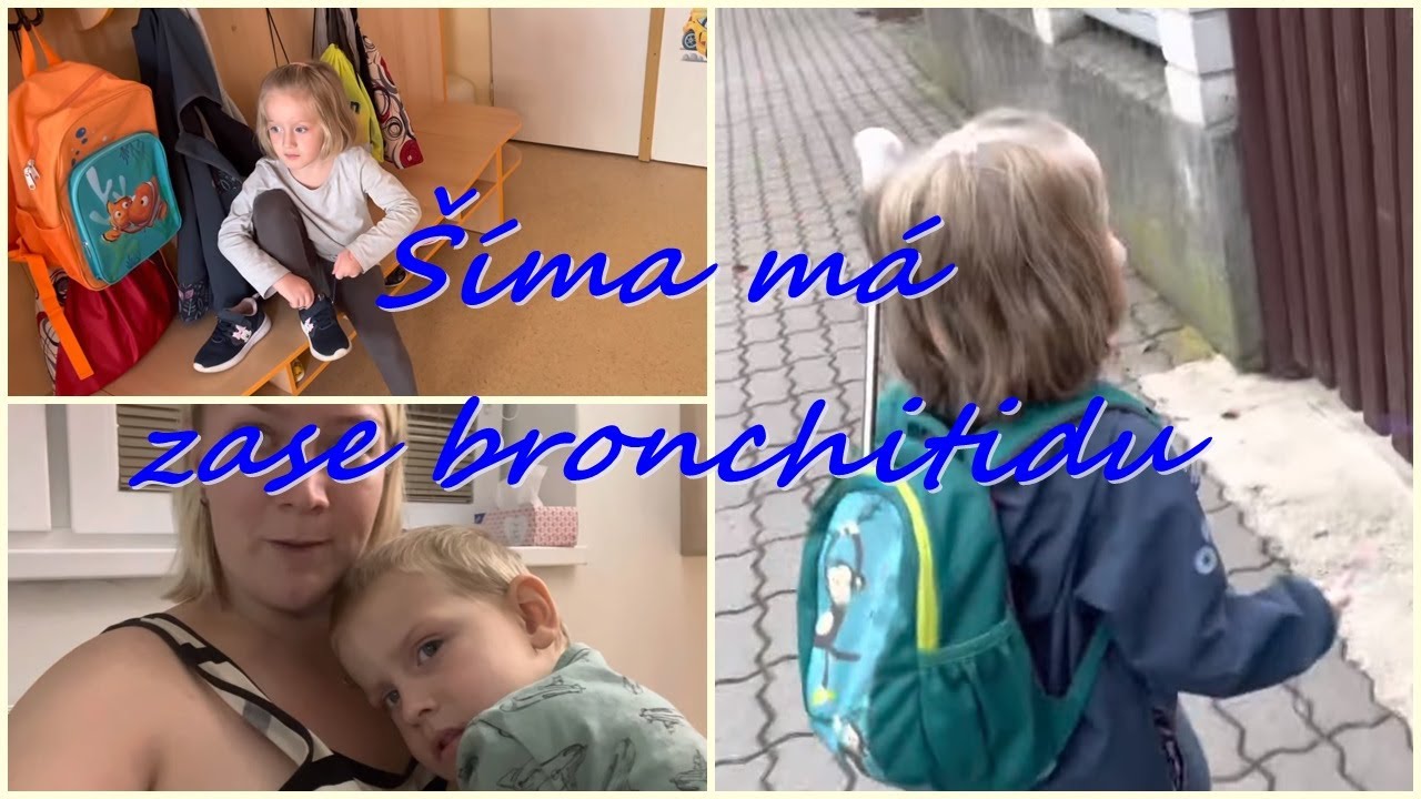 Šíma má zase bronchitidu | Vlog