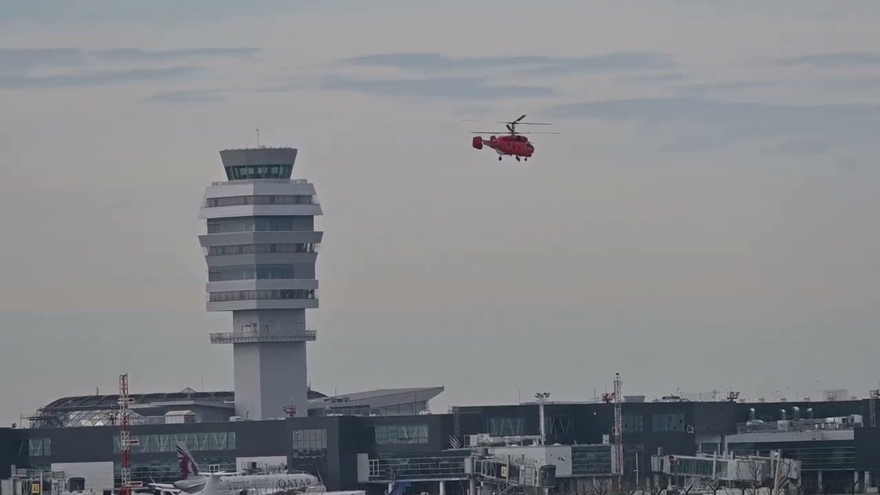 Kamov 32 #airtransporter take off and landing, #planespotting #belgradeairport #airbase