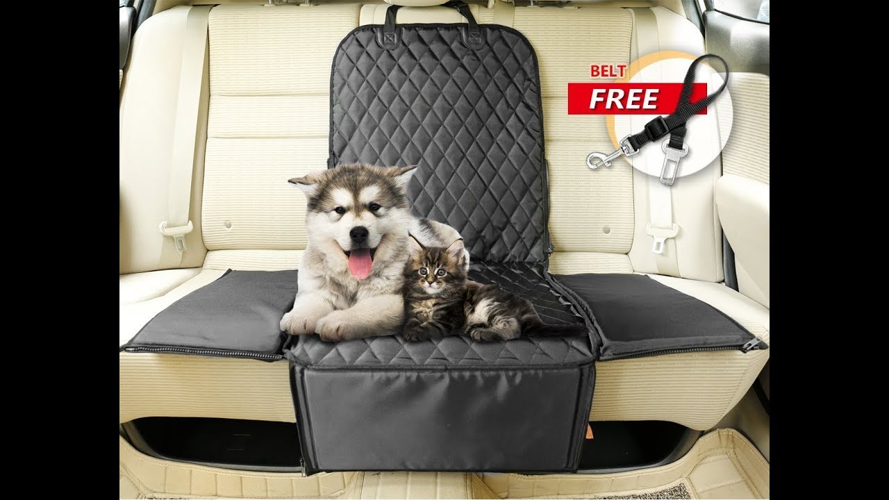 C&D 3 in 1 Waterproof Pet Front Seat Cover