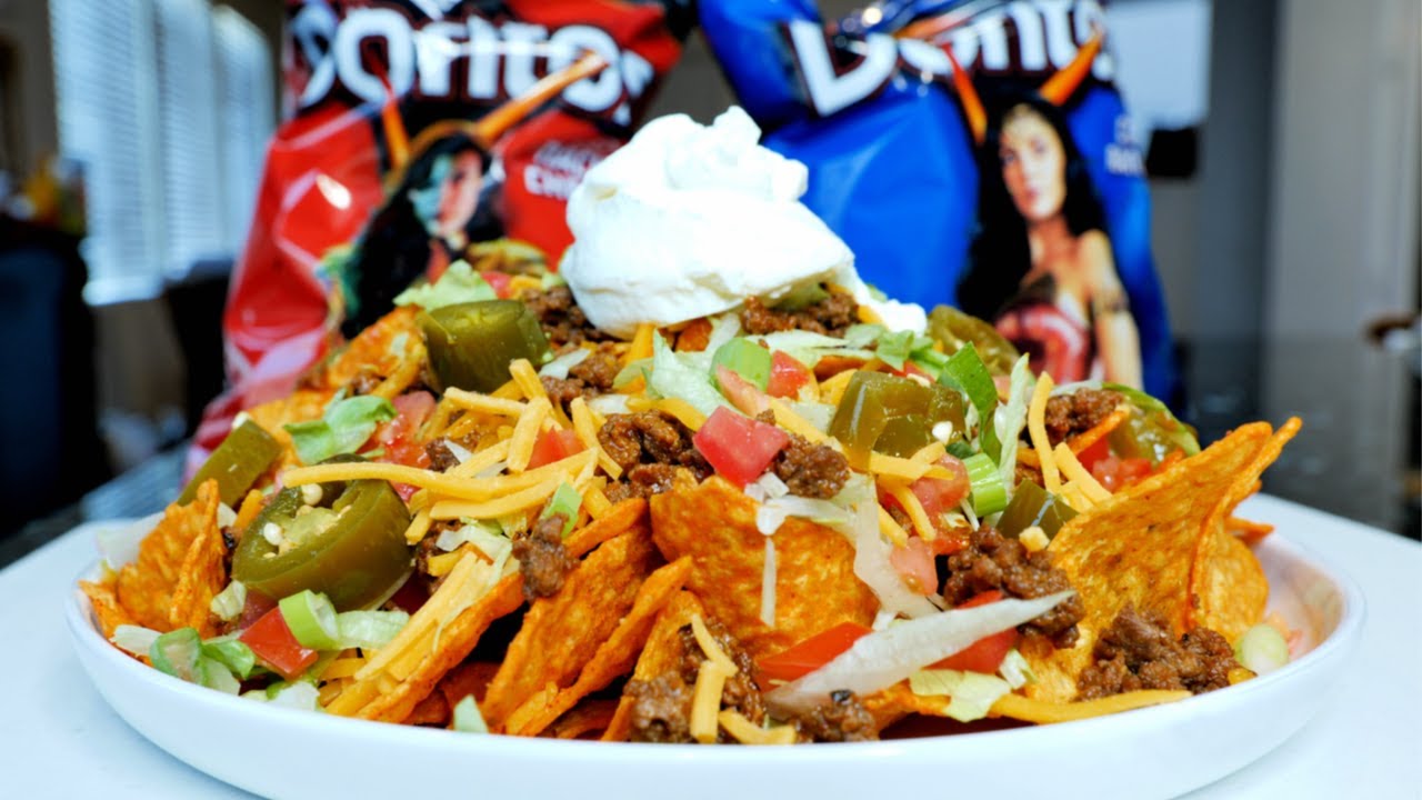 How to make Ground beef Loaded Doritos Nachos Supreme YUMMY!!! | Dori Nachos Recipe